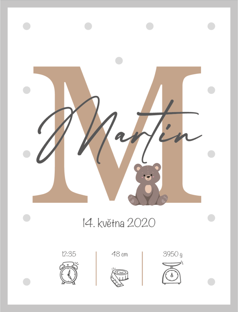 Milníček | Plakát narození - Image 5